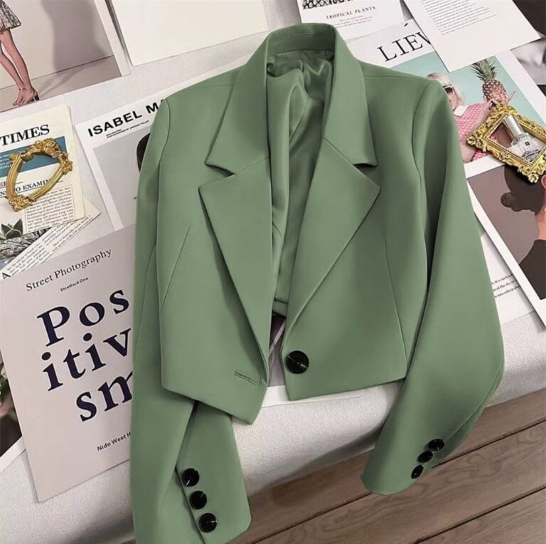 کت کراپ اسپرت ساده مازراتی سایز ۳۸تا۴۸