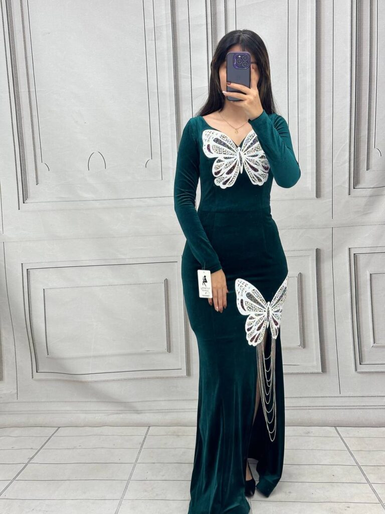 پیراهن مجلسی پروانه