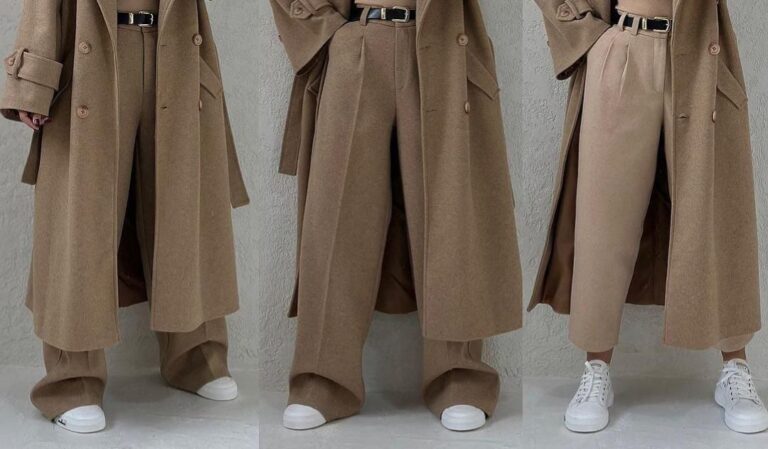 شلوار نیم بگ توییت