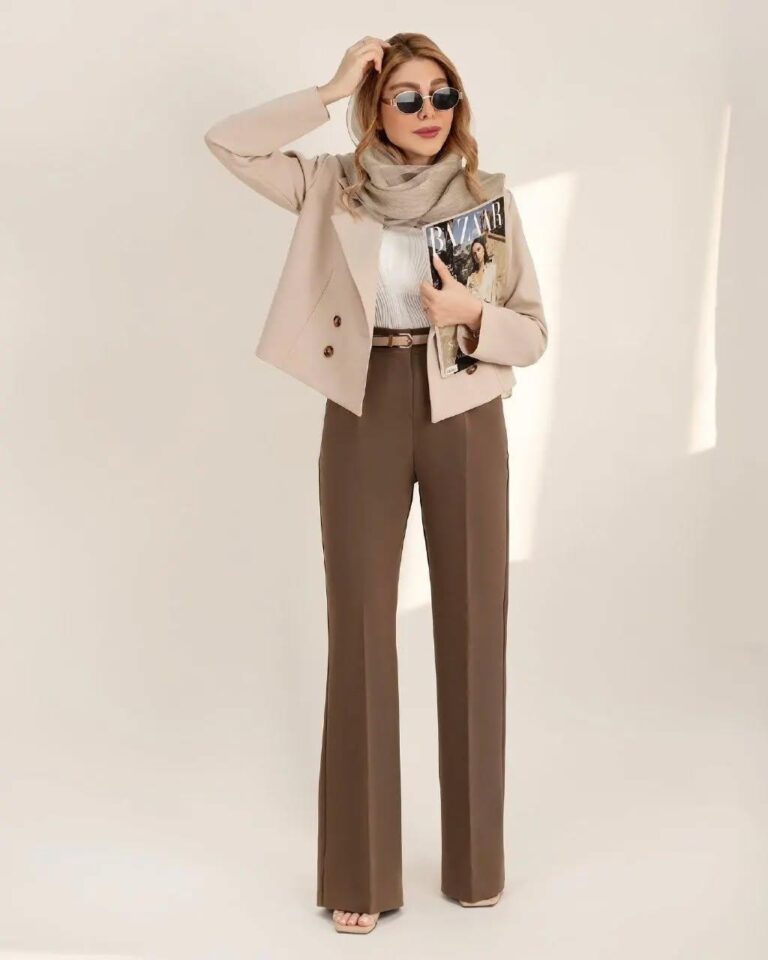 کت کراپ و شلوار