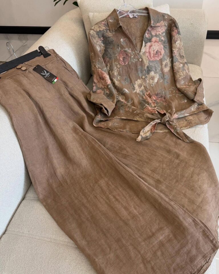 ست شومیز و شلوار طرحدار