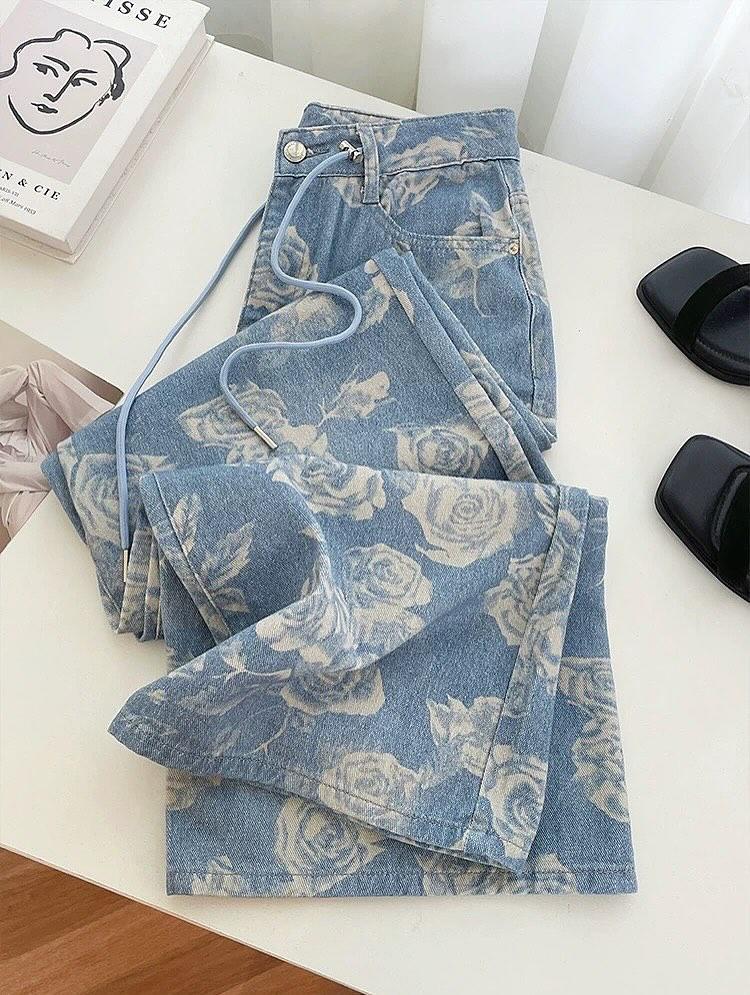 شلوار بگ طرحدار