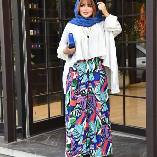 شومیز شلوار آبرنگی