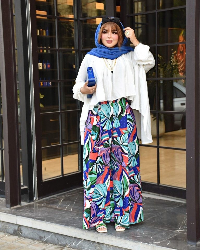 شومیز شلوار آبرنگی