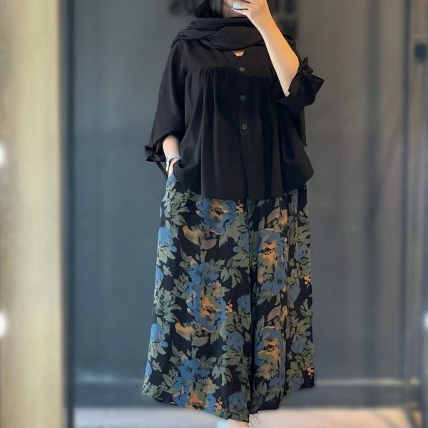 شومیز و شلوار واید