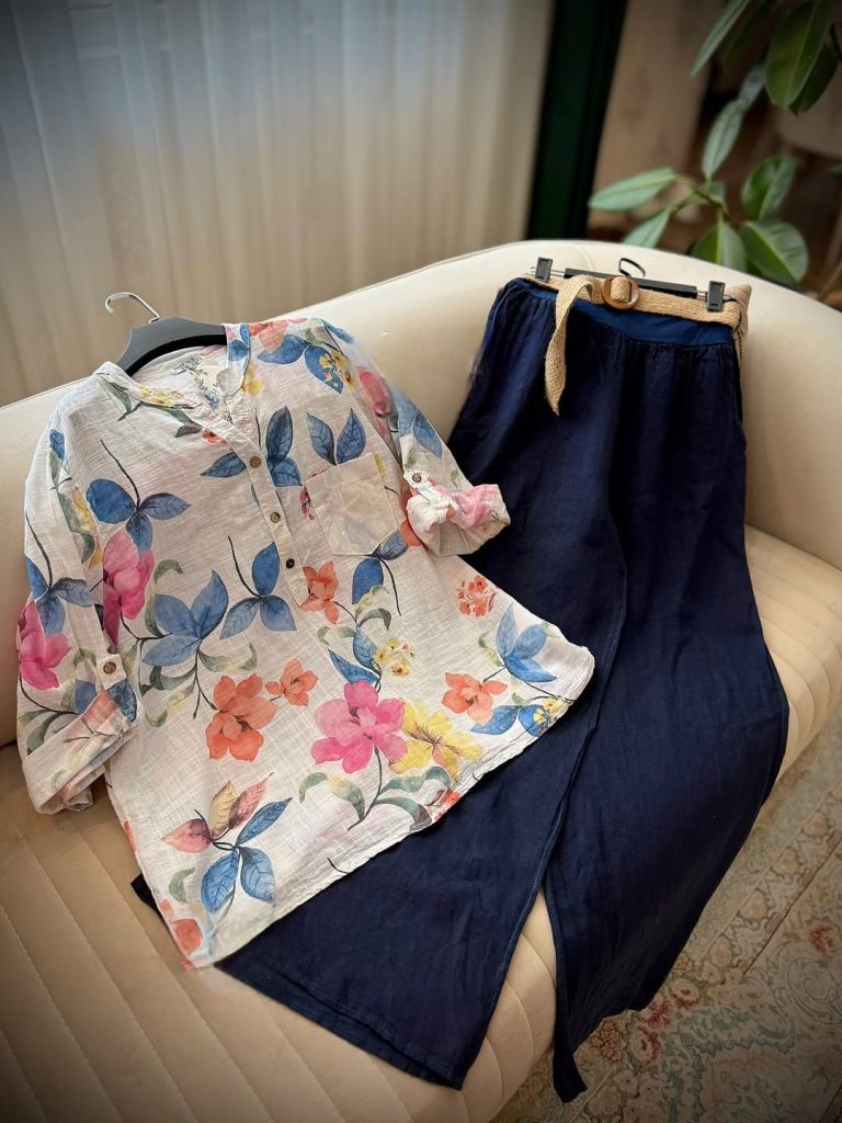 ست شومیز و شلوار تابستانی