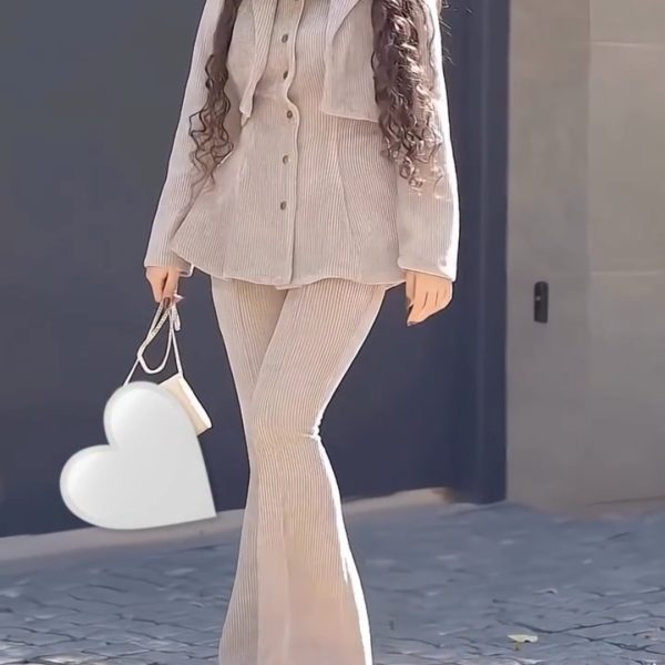 کت و سارافون و شلوار کبریتی