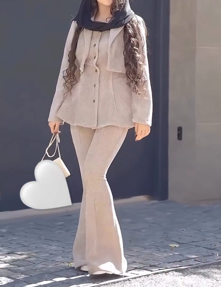 کت و سارافون و شلوار کبریتی