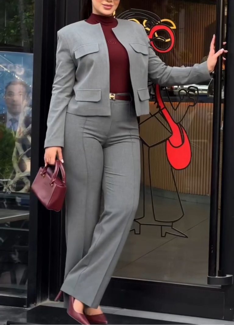 کت کراپ و شلوار مازراتی