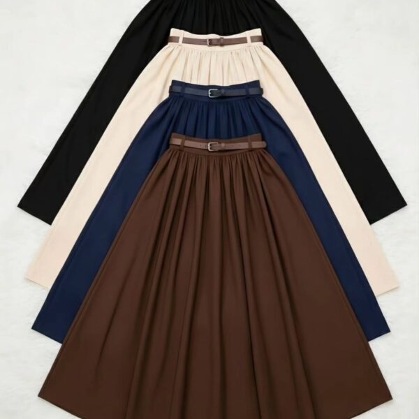 دامن کتان بهاره