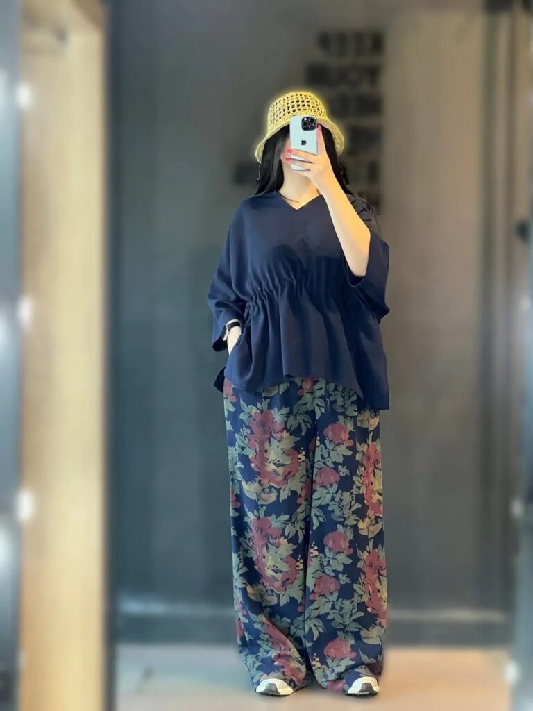 شومیز و شلوار طرحدار